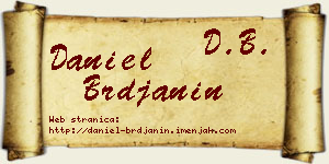 Daniel Brđanin vizit kartica